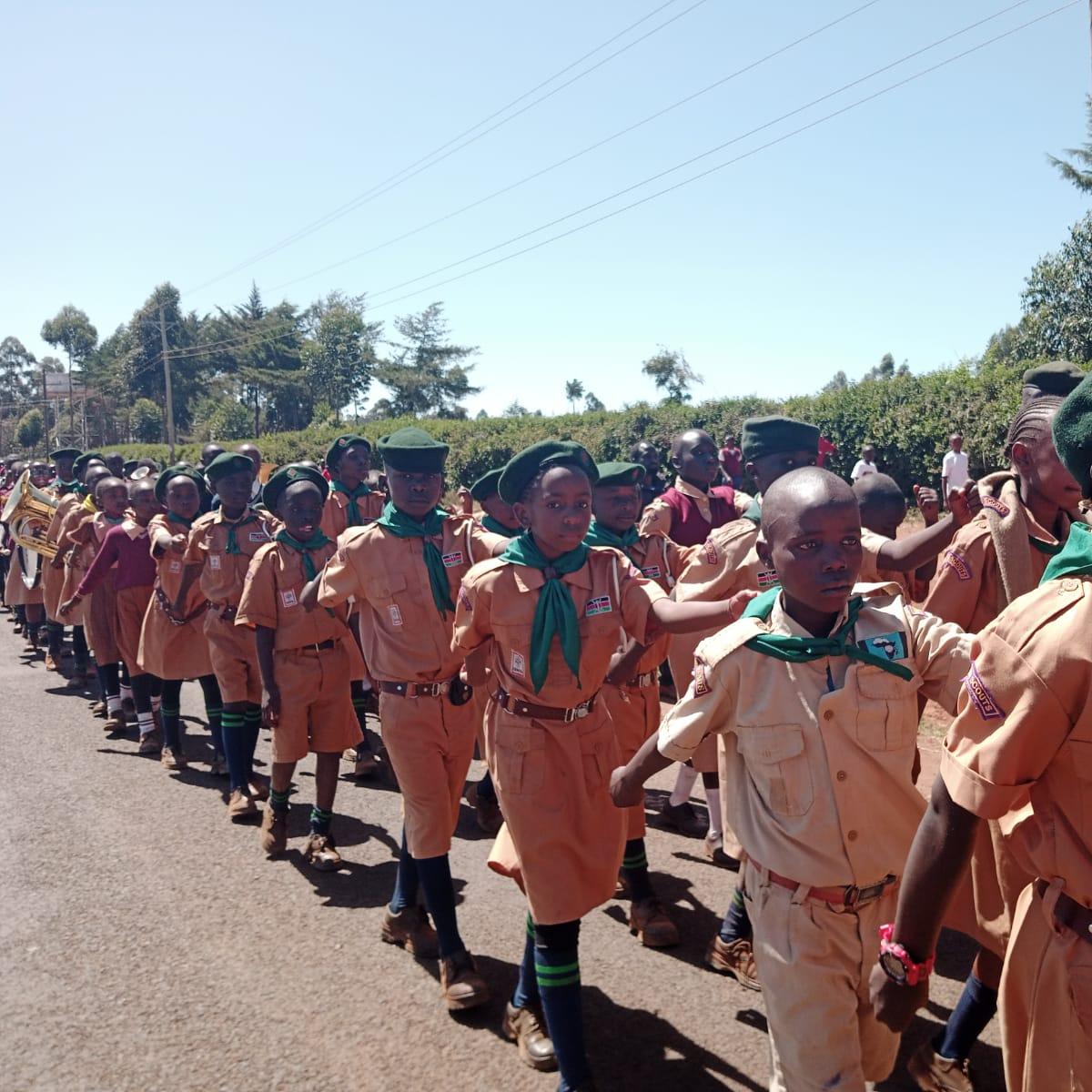 Scout parade